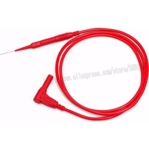 Car Motorcycle Multimeter Fine Test Needle Piercing Probe Silicone Testing Lead