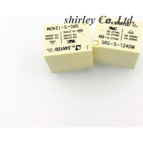Shipping 5PCS 100%Original New SANYOU SRG-S-124DM 4PINS 17A 277VAC Relay