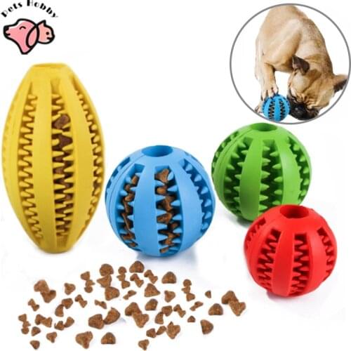 Toys for Dogs Interactive Rubber Ball Small Dog Tooth Cleaning Snack Ball Toy Large Dog Toys for aggressive Chewers Pet Products