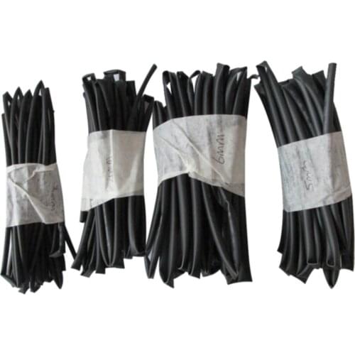 4pcs/set 3mm 4mm 5mm 6mm Diameter Wrap Wire Polyolefin Insulated Sheath Heat Shrink Tube Assortment DIY Electrical Equipment