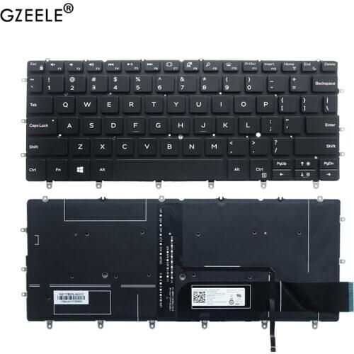 NEW English keyboard For DELL XPS 13 9370 13-9370 13-9370-D1705S 9317 13-9380 laptop keyboard US BLACK With backlight