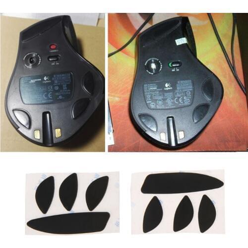 2 Set 0.6mm Thickness Replacement Mouse Feet Skates For Logitech MX Revolution