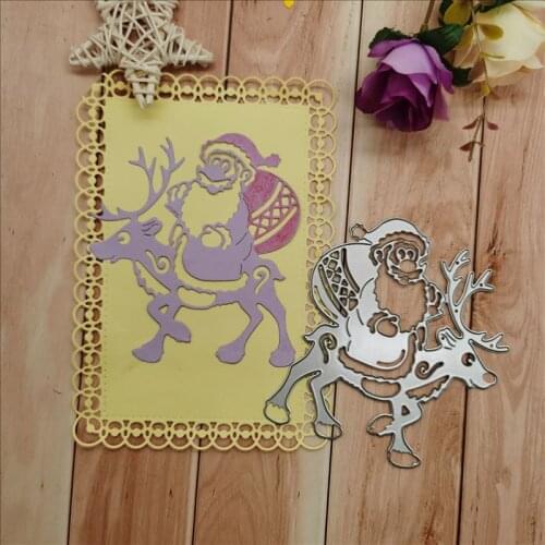 Santa Claus Metal Cutting Dies for DIY Scrapbooking Album Paper Cards Decorative Crafts Embossing Die Cuts