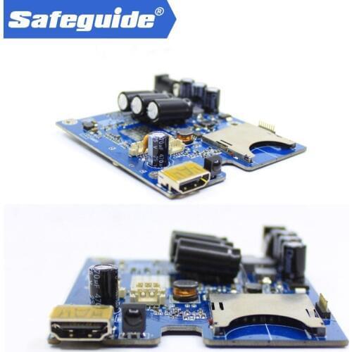 DHL Free new 2ch Mini Mobile DVR Board Real-time HD 1080P 2 Channel AHD DVR PCB Board support 128GB Security Digital Recorder