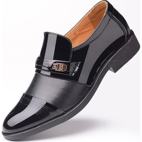 Business Dress Shoes Men Classic Oxford Office Formal Shoes Big Size High Quality Comfortable Wedding Footwear on Sale