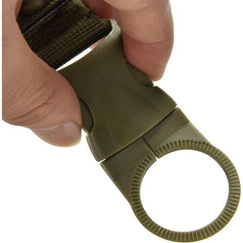 Outdoor Military Nylon Key Hook Hanging Belt Clip Kits Webbing Molle Buckle