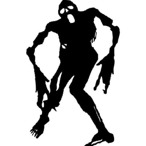 New Thriller Zombie Cut Vinyl Skull People Car Decal Waterproof Cool Boys Car Art Decor L071