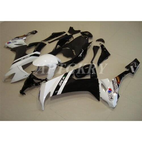 New ABS Plastic Shell Motorcycle Fairing kit Fit For kawasaki Ninja ZX10R 2008 2009 2010 08 09 10 ZX-10R Black White
