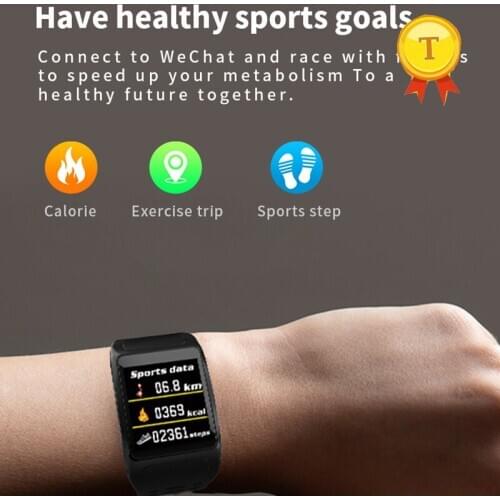 New product Gift Colorful Screen woman man Smart band healthy Sports wristwatch Pedometer Blood Pressure For iPhone Wrist band