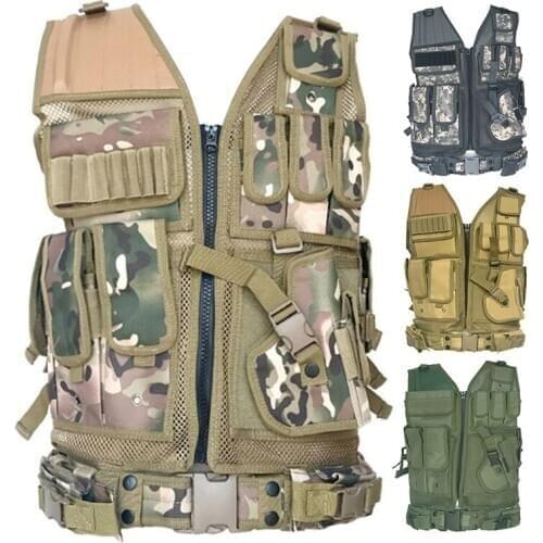 Hunting Tactical Vest For Airsoft Military Molle Combat Assault Plate Carrier Tactical Vest CS Outdoor Clothing Hunting Vest