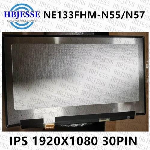 Original 13.3'' NE133FHM-N55 IPS eDP 30 pin 1920X1080 Laptop LED SCREEN Panel matrix NE133FHM 100% DCI-P3