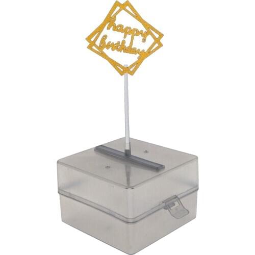 Plastic Cake Money Box Safe Money Pulling Graduation and Birthday Special Accessory