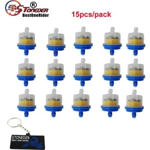 STONEDER Plastic Fuel Filter For Pit Dirt Bike ATV Quad Motorcycle Go Kart Buggy Snowmobile