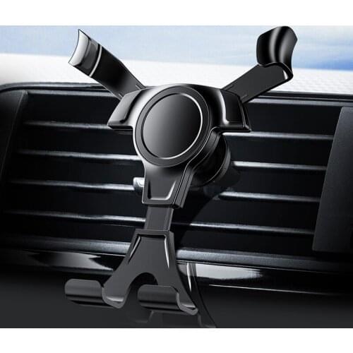 Adjustable Car Phone Holder Exhaust Car Air Outlet Mount Stand Non-magnetic Phone Holders IPhone Gravity Bracket Holder Stands