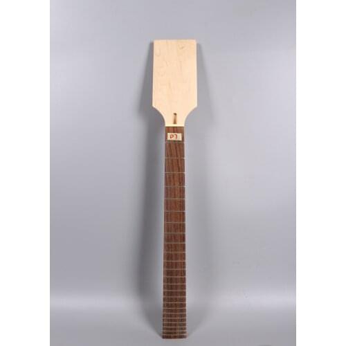 Yinfente Electric Guitar Bass Neck Replacement 34 Inch 24 Fret No Inlay Guitar Accessory