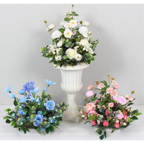 Wedding simulation flower art road lead flower happy road lead flower T Taiwan road lead flower home layout shopping mall hotel