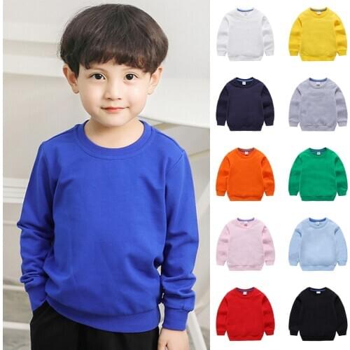 Newborn Infant Baby Boys Girls Solid Fashion Loose Warm Tops Sweatshirt Clothes among us Hoodies for boys sonic худи для мальчи