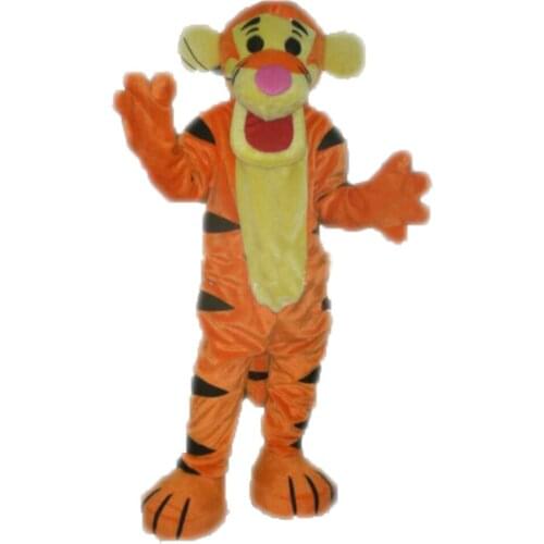 Adult Size Lovely Tiger Mascot Costume Full Body Fancy Dress Animal Mascots for Carnival Events and Festivals