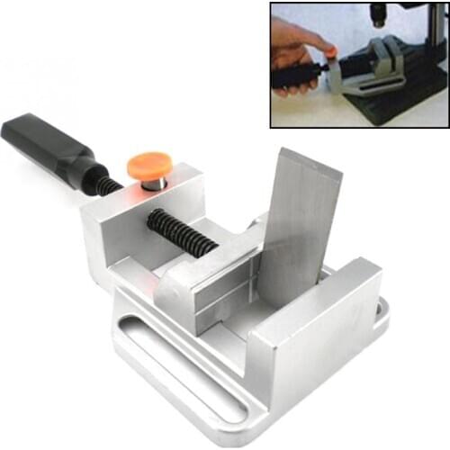 YEODA Mini Vise Aluminum Drill Press Vise Rotate Hand Tools Quick Release Mechanical Clamp Quick-Release Mechanism