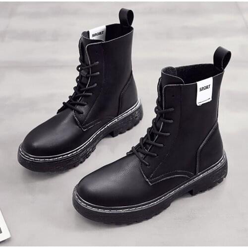Microfiber Lace Up Women Boots Slip Resistance Boots for Women Welt Stitching Luxury Women Winter Boots Transparent Ankle Boots
