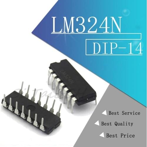 10PCS LM324N DIP14 LM324 DIP DIP-14 new and original IC