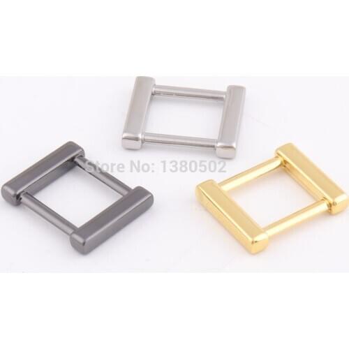 10pcs/lot 24*18mm top quality Square metal Buckles for clothes backpack bag accessories
