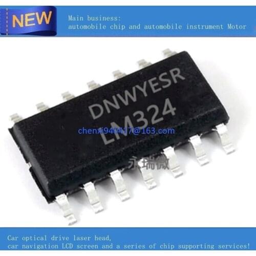 10PCS/LOT New original LM324 LM324DR LM324DT SOP-14