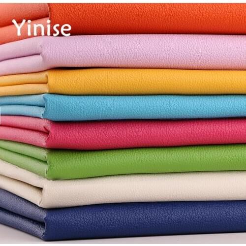 100x138cm Synthetic Leather Fabric Small Litchi PU Leather Fabrics Sewing DIY Bags Sofa Faux Artificial Leather Home Decoration