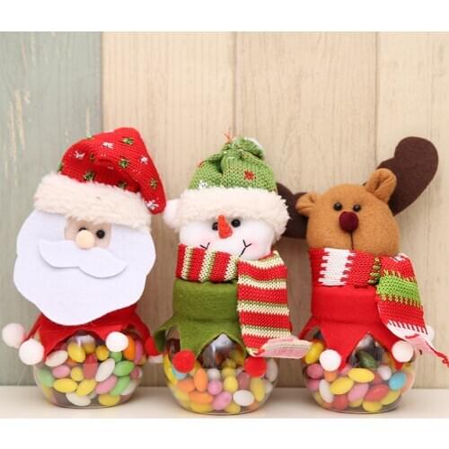 2021 Christmas Candy Basket Santa Snowman Bear Christmas Decoration Christmas Decoration Christmas New Year Gift Candy Box
