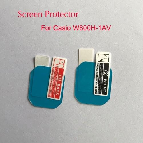 5Pcs Explosion-proof Screen Protector Cover Film For Casio W-800H W800H-1AV Sports Watch Nano HD Clear Protective Film Guard