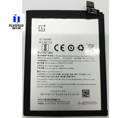 Brand new High Quality 2900mAh/ 3000mAh BLP613 Battery For OnePlus 3 A3000 Mobile Phone