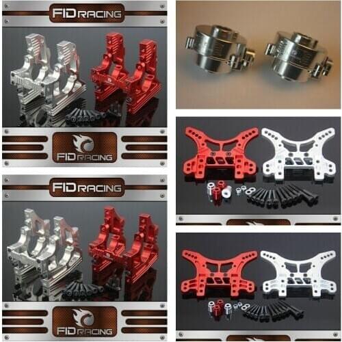 FID alloy shock tower + gear diff bracket + gear diff house for Losi DBXL-e 2.0