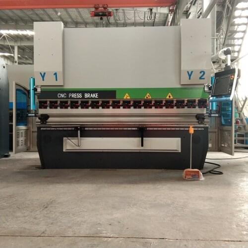 CNC DA66T sheet metal press brake system, bending Machine with 4 + 1 axis for folding iron plate and galvanized sheet