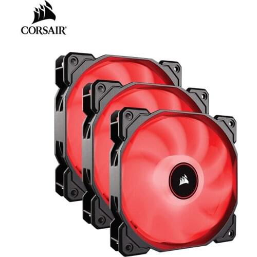 Corsair AF120 LED Low Noise Cooling Fan Triple Pack - Red/Blue Cooling