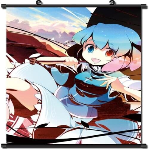 Coscase Japanese Anime TouHou Project Undefined Fantastic Object Tatara Kogasa Home Decor Wall Scroll Poster Decorative Pictures