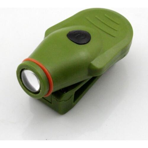 YUPARD 1 LED Hat Cap Head Light headlamp with 1mode of switch CR2032 Battery outdoor sport camping fishing