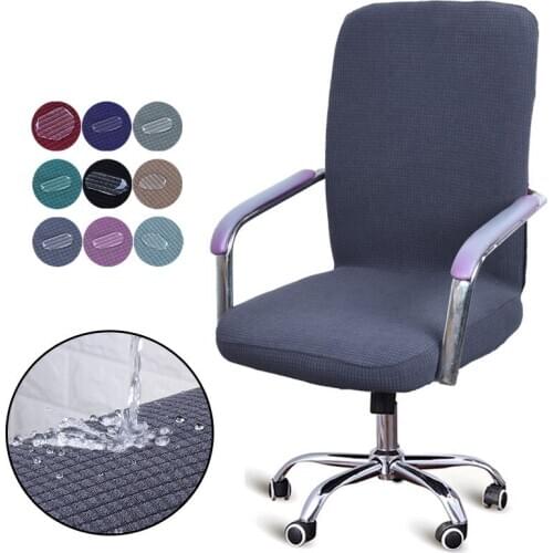 S/M/L Modern Spandex Chair Cover Elastic Office Chairs Cover Seat Covers For Computer Chairs Home Stretch Removable Chair Cover