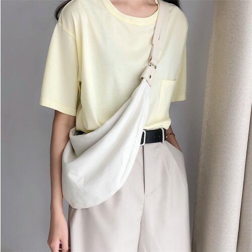 2019 New High Quality Style Solid Zipper Womens Canvas Hobo Crossbody Shoulder Bags Large Tote Purse Casual Travel Shopping Bag