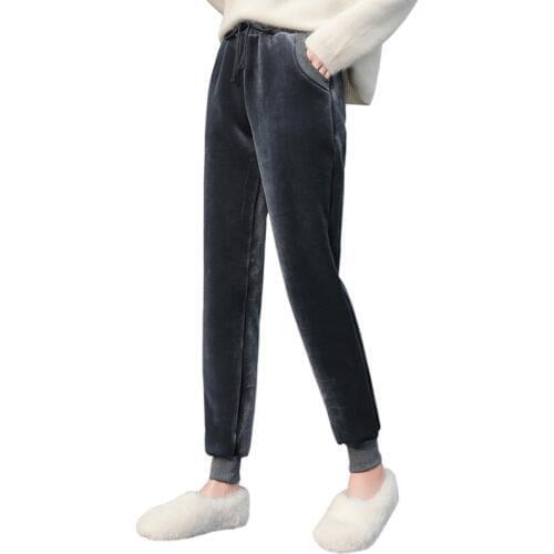 Autumn Winter Harem Warm Pants Women fashion Thicken Cashmere Pants Casual Women Loose Winter Trousers S-XXL