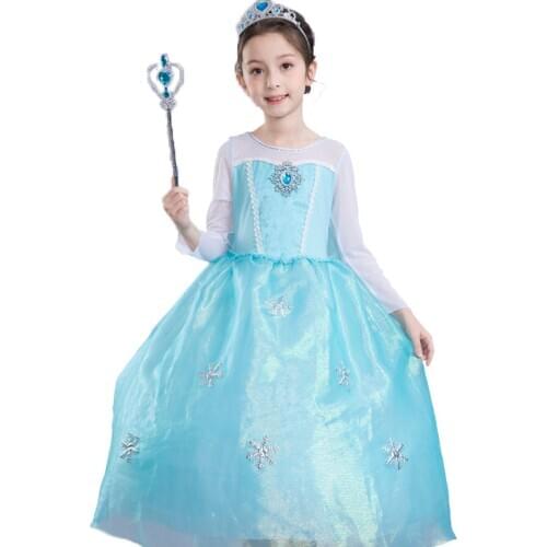 Girls Princess Dress Kids Cosplay Costume Children Queen Girl Carnival Party Fancy Dresses Cosplay