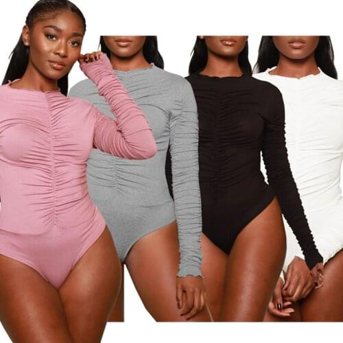 Casual Stacked Romper with Hidden Buttons