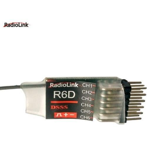 Radiolink R6D 6-CH 2.4GHz DSSS Receiver for Transmitter AT9 and AT10