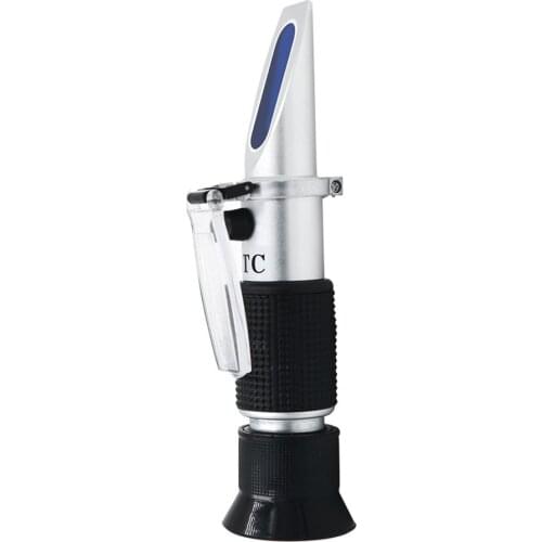 Alcohol Wort Refractometer Handheld ATC Dual Scale Specific Sugar Wine Concentration Meter 0-25% Beer 0-40% Brix Refractometer