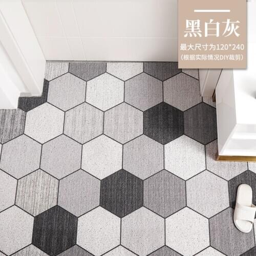 Nordic Mats Carpet PVC Kitchen Hallway Doormat Bathroom Mat Can Be Cut Can Be Customized Entrance Doormat Non-slip Mats Carpet