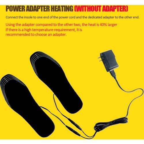 Foot Insoles USB Electric Heated Warm Sock Foot Heater Winter Warmer Pad Can Be Cut Far Infrared Carbon Fiber Heating