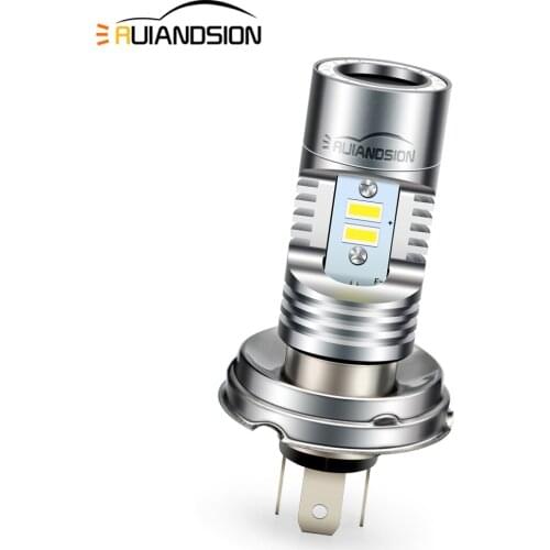 RUIANDSION 1Pcs P45T R2 3570SMD 21W 2500Lm 12V-24V Motorcycle Headlight Moped Scooter LED Bulb White Red Blue High Low Beam