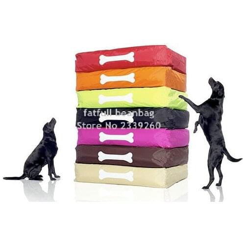 Cover only No Filler - a variety colors dog beds, pet sleeping bean bag cushion