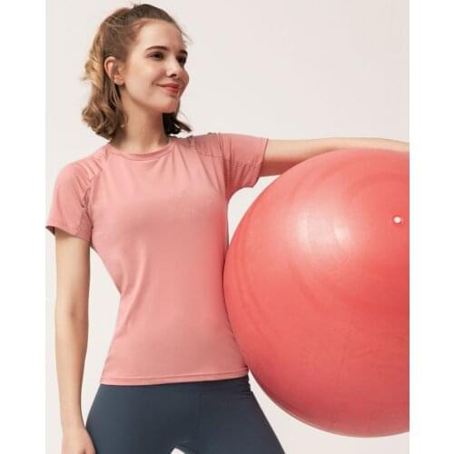 Yoga Tops Seamless Fitness Shirts Short Sleeve Crop Top Women Sport Shirt Female Sports Gym Workout Bodybuilding Tshirt