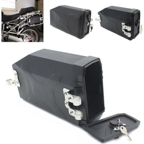 Motorcycle Black Cassetta Degli Attrezzi Tool Box Universal 5L Per For BMW R1200GS Adventur 2014-2018 Benelli TRK502 2016-2019