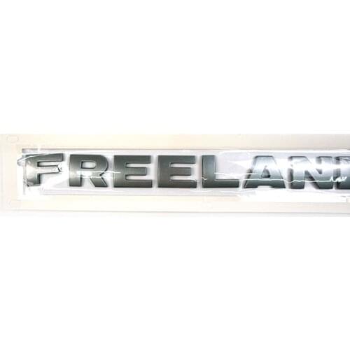 High Quality New Car Rear Brand Letter Stickers Silver Color for Freelander 2 2006-2014 Car Rear Name Plate LR003859